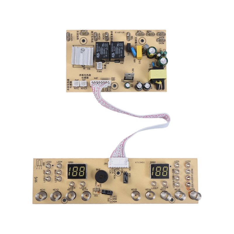 Temperature Sensor & Display Driver PCB for Bottle Warmer