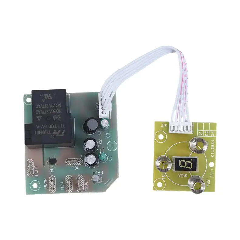 What is the working principle of the PCB in a hot water pressure washer?